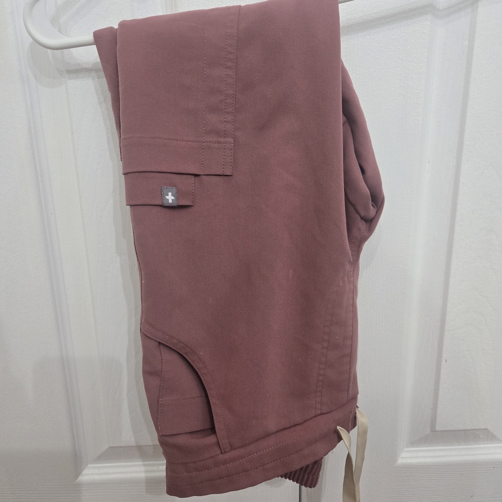 FIGS Dusty Rose Yola Scrub Pants